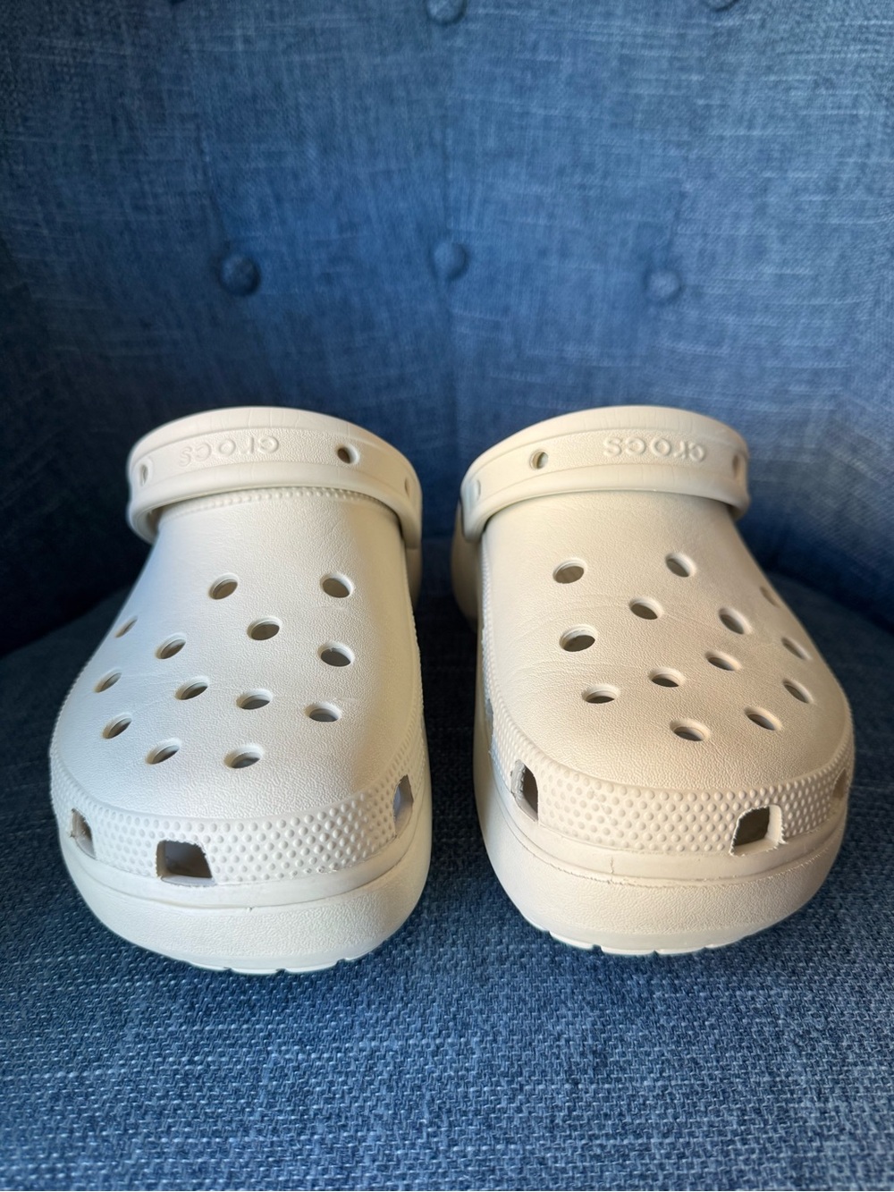 Women’s platform crocs size 9